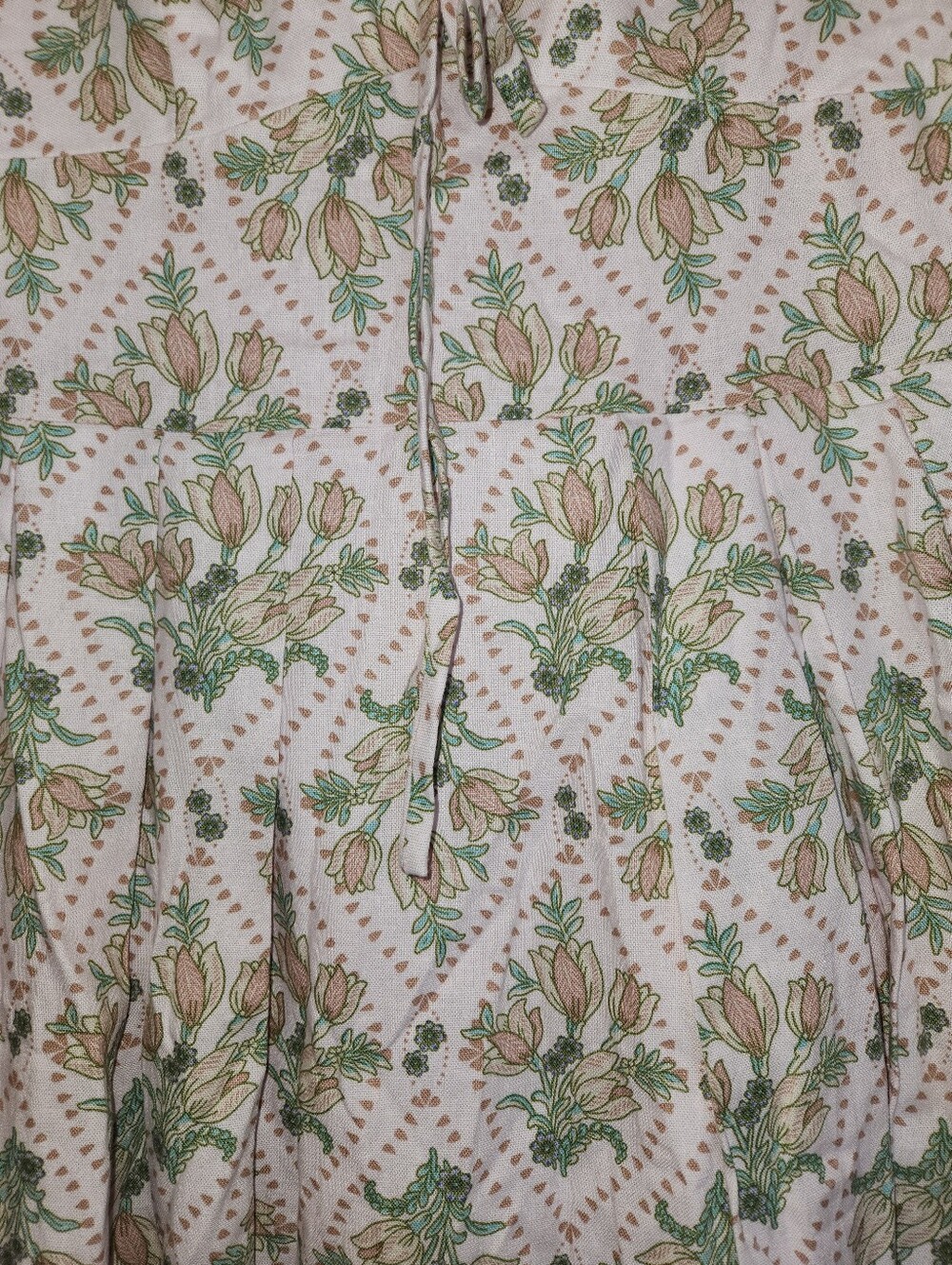 NWT Avec Les Filles Fit & Flare Linen Blend Maxi Dress Size 10 Tulip Tapestry - Picture 8 of 14